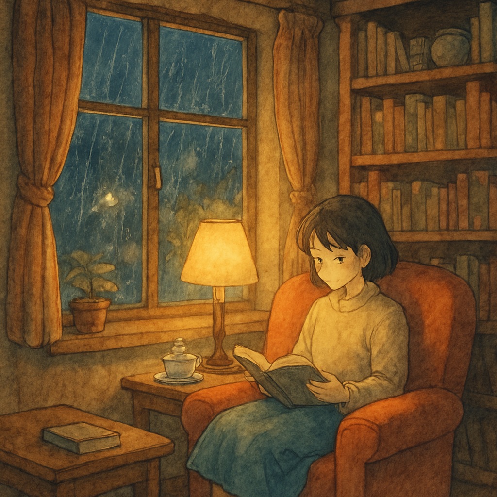 Cozy Anime Interior AI Art Generator — example artwork