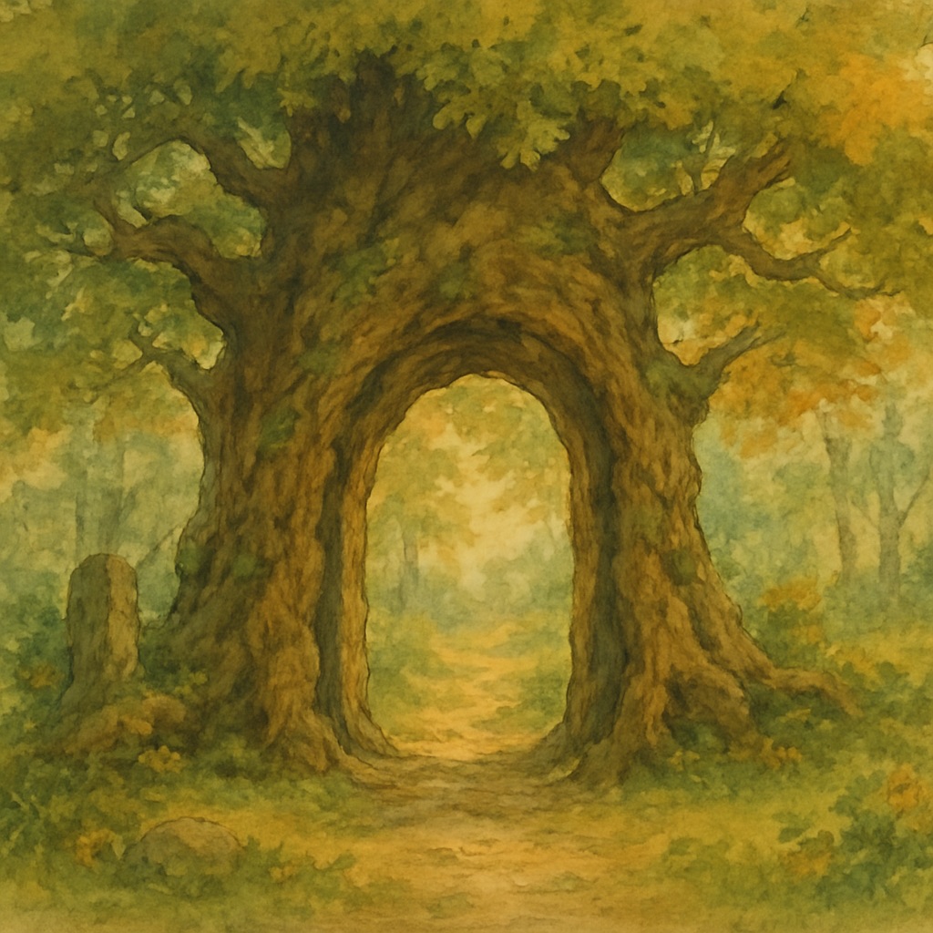 Enchanted Forest Anime AI Art Generator — example artwork