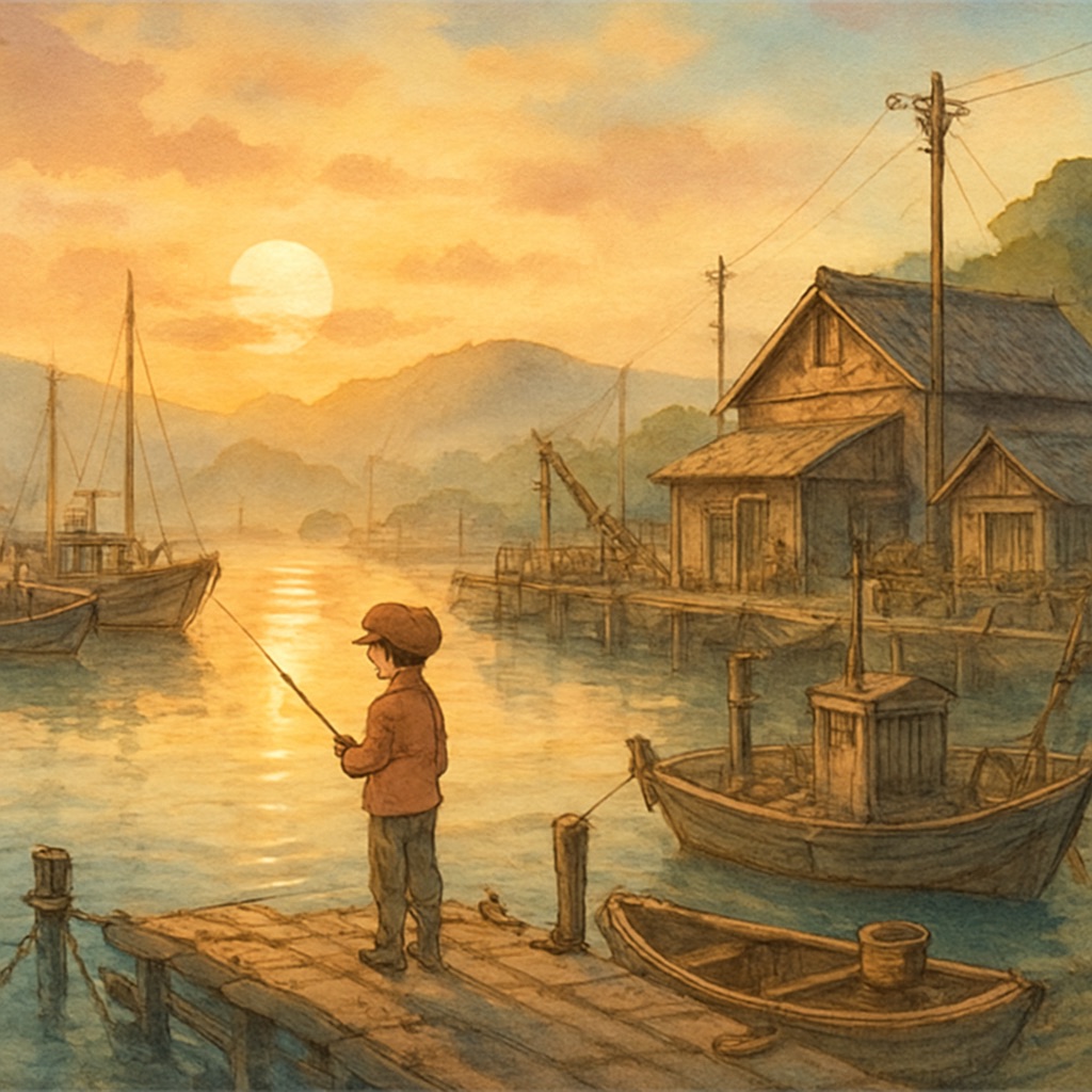 Anime Ocean & Seascape AI Art Generator — example artwork