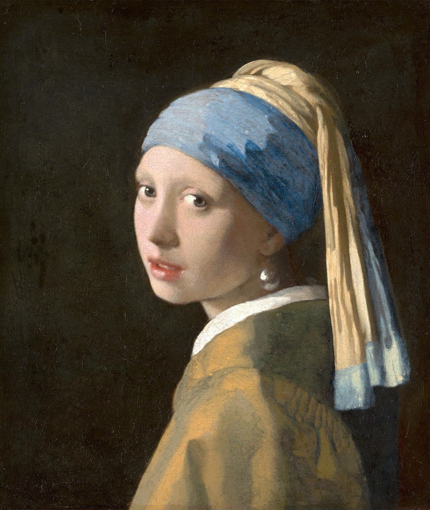Girl with a Pearl Earring — Vermeer — original painting